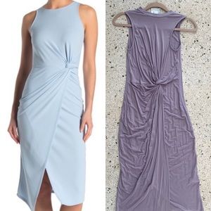 Ina Front Twist Fitted Dress